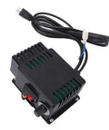 Rock Solid 750W Variable Speed Controller For 1218VD 12 Inch Wood Lathe With Stepless Regulator And Us Plug top view, black housing, power cord attached