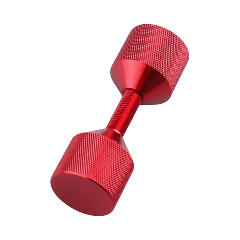 Heavy Duty 4 Pcs Aluminum Flange Two Hole Alignment Dots Plus 1-1/8 Inch Pins And 1-5/8 Inch Detachable Double Hole Bolts for red aluminum alignment pin.