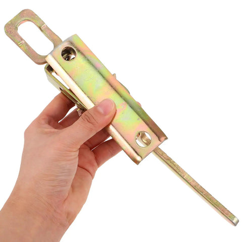 Holding Beefy Heavy Duty Truck Trailer Gate Latch With Spring Toggle Clamp Adjustable Metal Pull Latch For Cargo Doors And Toolbox Kits Yellow Base Plate