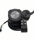 Knuckle Throttle LCD Display Dashboard For 36V-72V Electric Scooters, featuring backlit speedometer and plug-and-play design
