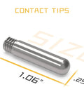 Plasma Cutter Torch Consumables Kit For AG-60 AG-60P SG-55 WSD-60 TL-CUT-50 contact tip 1.06 inch length metal ceramic