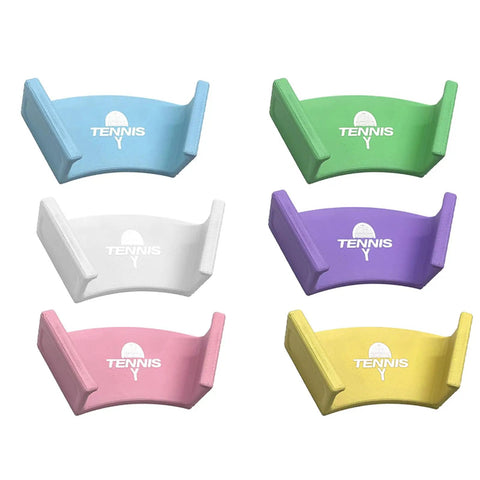 Colorful Racket Wall Mount Organizer For Tennis Badminton Ping Pong Multipurpose Space Saving Rack Bracket With Easy Setup