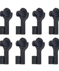 Throttle Linkage Bushing Clip Replacement Kit Eight Pack For Kohler Engines M18 CV14ST CV15S CV18S CH11 CH12.5 CH13 CH18 CH20 CH22 CH25 CH410 CH430 CH640 CH670 CH730 CH740 Carb Rod Compatible Snug Fit For Smooth Throttle Action eight black clips