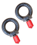 Heavy Duty Lifting Eyebolt M16 Forged Steel 4 Ton Working Load Limit Industrial Grade Eyebolt For Truck Tractor Bucket Tow Pull Point DIN580
