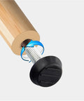 Heavy Duty Threaded Leveling Feet Set Screw In Adjustable Furniture Levelers for Chairs and Tables 4 Pieces M6 M8 Thread Sizes