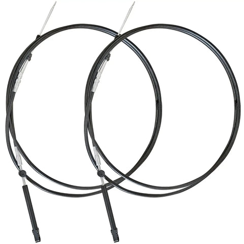 2 Pack 16ft Gen II Boat Throttle And Shift Remote Control Cable For Mariner Mercury MerCruiser Replaces CC18916