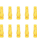 10 Pieces Low Voltage Wire Connectors With Piercing Terminals For Quick Puncture Crimp Wiring, Adaptive Clamp, Yellow