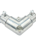 Ten Piece One Half Inch EMT to EMT Ninety Degree Corner Elbow Conduit Fittings Zinc Die Cast Rustproof Capped Couplings