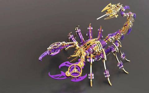 3D Metal Puzzle For Adults Articulated Mechanical Scorpion Model Kit In Alloy And Stainless Steel With Movable Joints DIY Building Set