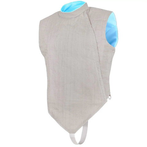 Front view of Electric Foil Jacket For Fencing, Lightweight Yet Durable Foil Metal Vest For Men, with Inox Fabric