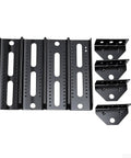 Adjustable Boat Trailer Bunk Brackets 10 Inch Top Kit Built Tough Cast Iron Marine Trailer Frame Upgrades For Deep V Hulls And Saltwater Use Black 4 Piece Set