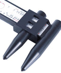 Close-up of Two Piece Sprocket Bolt Gauge Set For Nailing Exact Dimensions Precision Gear Tooth Checker showing measurement tips.