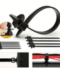 Range Rover Sport II 2013-2022 Bumper Clip Kit 2275 PCS Heavy Duty Push Type Retainers Car Fasteners Replacement Set Durable Trim Clips For Quick Repairs And Easy Resealing, black cable zip ties