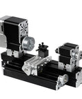 Smooth Operator Mini Metal Lathe Boasting A Sixty Watt Motor Running Up To Twelve Thousand Rpm And Fifty Millimeter Center Height for precision machining.