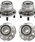 Front And Rear Wheel Hub And Bearing Kit Assembly For Acura MDX 2007 2013 ZDX 2010 2013 And Honda Pilot 2009 2015 AWD 5 Lug