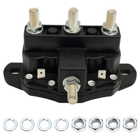 Beefed Up Starter Solenoid 12V 6 Terminal Relay Switch For Winch Motor Snow Plow Spreader Windlass And Hydraulic Pump Motors