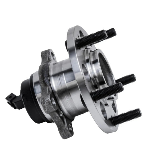 Heavy Duty Rear Wheel Bearing And Hub Assembly For 2014 To 2019 Kia Soul Fwd with built-in ABS sensor and five lug bolts.