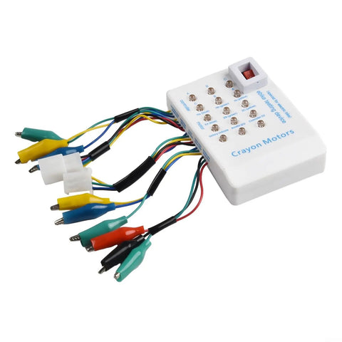 Tough As Nails ABS Shell Brushless Motor Controller Tester For Ebikes With Hall Sensor Detector Quick Phase Angle Check Plus 36 Wiring Leads.