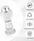 Close-up of 2 Pack Wheel Stud Bolt Kit with M12x1.5 bolts and lug nuts OEM 52950-14140 52950-M1000 showing features