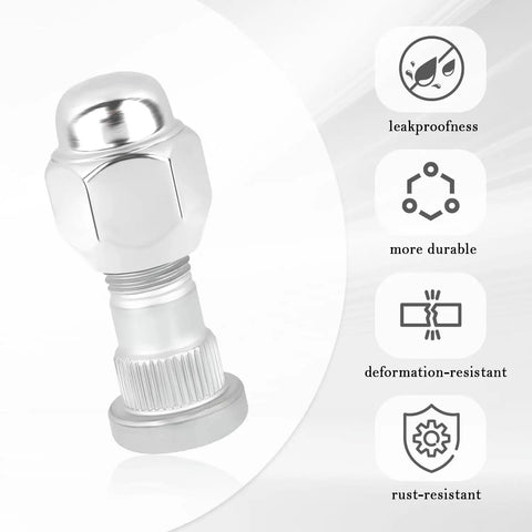 Close-up of 2 Pack Wheel Stud Bolt Kit with M12x1.5 bolts and lug nuts OEM 52950-14140 52950-M1000 showing features