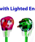 Heavy Duty Welder Extension Cord 50 Ft 8 Gauge 6-50 Plug 250V NEMA 6-50 With Lighted End ETL Listed UL Approved close-up
