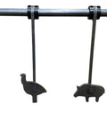 DIY AR500 Silhouette Target Swingers Eight Piece NRA IHMSA Compatible Rifle Ready Set for 1 Inch Pipe 3/8 Inch Steel Targets