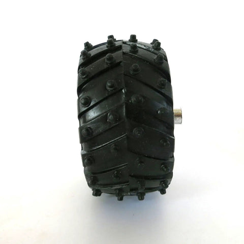 4Pcs RC Car Wheels And Tires Set Built For Tough RC Short Course Trucks With 5.5 Cm Diameter And 2.8 Cm Wide Rubber Tires 0.29 Cm Axle Hole Fits 3 Mm Axle Easy To Install Replacement
