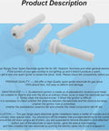 Image showing a pack of four ceramic spark igniters for gas stove replacement, designed for durability and easy installation.