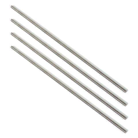 Stainless Steel Fully Threaded Rod One Quarter Inch 28 TPI 12 Inch Long Right Hand Threads Set Of 4 for structural anchoring.