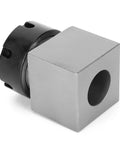 ER32 Collet Block Chuck for Lathe and CNC Engraving Machines, built tough pro grade hardened tool steel, side view