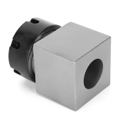 ER32 Collet Block Chuck for Lathe and CNC Engraving Machines, built tough pro grade hardened tool steel, side view