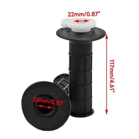 Seven Eighth Inch Mini Bike Throttle Handlebar Grips 22 Millimeter Fit For Coleman CT200U CT200U EX BT200X Bajaj Warrior MB200