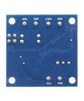 Backside view of the Two Pack PWM To 0 To 10V Voltage Converter Module for PLC and MCU systems showing solder points and connections layout.
