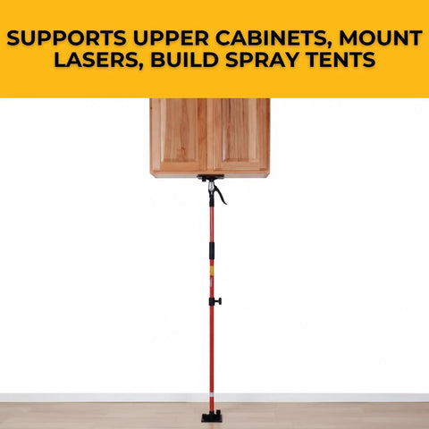 Upper Hand 3H 3rd Hand Support Pole Extends From 28 In To 60 In With Neoprene Grip Easy Pump Handle Supporting Upper Cabinet