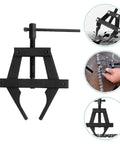 Adjustable Motorcycle Chain Tensioner Tool For Chain Maintenance In Beefy Steel With Easy To Use Design Tighten Remove And Cut Chains