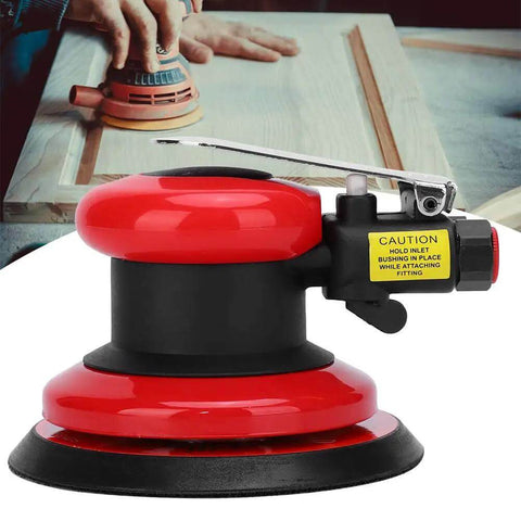 High Speed 10,000 RPM Pneumatic Polisher For Industrial Metal Polishing, Air Orbital Sander With 5 Percent Eccentricity