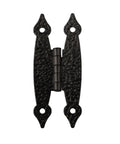 Antique H Hinge With Screws For Cabinet Doors, Retro Lace Cast Iron Hardware For Kitchen Cabinets Wardrobes And Dressers, Durable Flush H Hinges