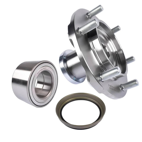 Front Wheel Hub Bearing Kit For Specific 2WD Toyota 4Runner Sequoia Tundra Tacoma Models Fits 1996 To 2007 2WD Only Left Or Right Side Direct Fit Beefed-Up Heavy-Duty Sealed Hubs Premium Quality
