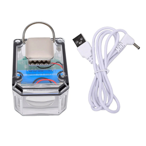Built Tough Motion Sensor Safety Alarm For Frontline Workers With 100dB Distress Alert Long Battery Life Rock Solid Stillness Detection Gear, compact size with USB cable.