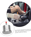 Drift Ready Racing Car Oil Tank Hydraulic Reservoir Cup with Easy Install for Brake and Clutch Control in use inside vehicle.