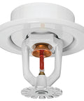 Superior Metal Ips Fire Sprinkler Escutcheon Head Plate Two Piece Cover Ring Crisp White For Recessed Pendent Sidewall Mounting