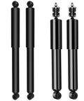 Ford Ranger And Mazda B2300 B3000 B4000 Front And Rear Shocks Struts Set 4 Piece Fits 1990 1997 Ford Ranger RWD 1994 1997 Mazda B2300 B3000 1994 1996 Mazda B4000 Shocks Absorbers black cylindrical design