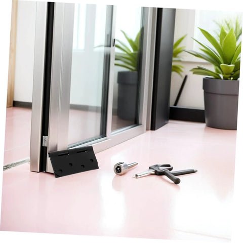 Premium Black Matte Indoor Door Hinges For Interior Wood Doors Stainless Steel Inside Hardware Set Of Three installation with tools.