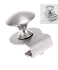 Round Glass Door Pull Handle 29mm Diameter for 5-8mm Glass Thickness Stainless Steel Clamp Clips for Showcases Cabinets and Drawers