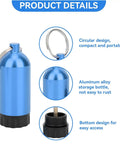 Aluminum Alloy Scuba Diving Cylinder With 12 Seal Rings Kit For Small Scuba Tanks Valve Seals Easy To Use Portable Accessory
