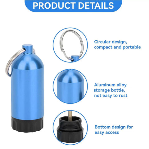 Aluminum Alloy Scuba Diving Cylinder With 12 Seal Rings Kit For Small Scuba Tanks Valve Seals Easy To Use Portable Accessory
