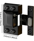 Top Notch Hydraulic Frameless Glass Door Hinge For Shower Replacement Adjustable 5 To 8mm Glass Clips 304 Stainless Steel Black