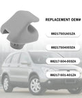Two Pack Durable Sun Visor Clip Replacement For Cars Heavy Duty Visor Clip Hooks OEM 88217S01A01ZA 88217S04003ZA gray