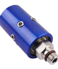 Beefy Built Rotary Joint Swivel Union For Industrial Machinery, Durable Rotary Union System Compatible With 1116-670-463 And 1116670463 Replacement Parts, Ideal For Fluid Transfer And Rotating Couplings, blue aluminum and stainless steel