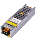 24V 60W LED Power Supply Driver Constant Voltage Switch-Mode Aluminum Fanless Indoor Transformer For LED Light Bars Built Tough No-Fuss Low-Noise Performance Easy Install, silver vented housing